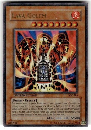 Lava golem limited - yu-gi-oh!,